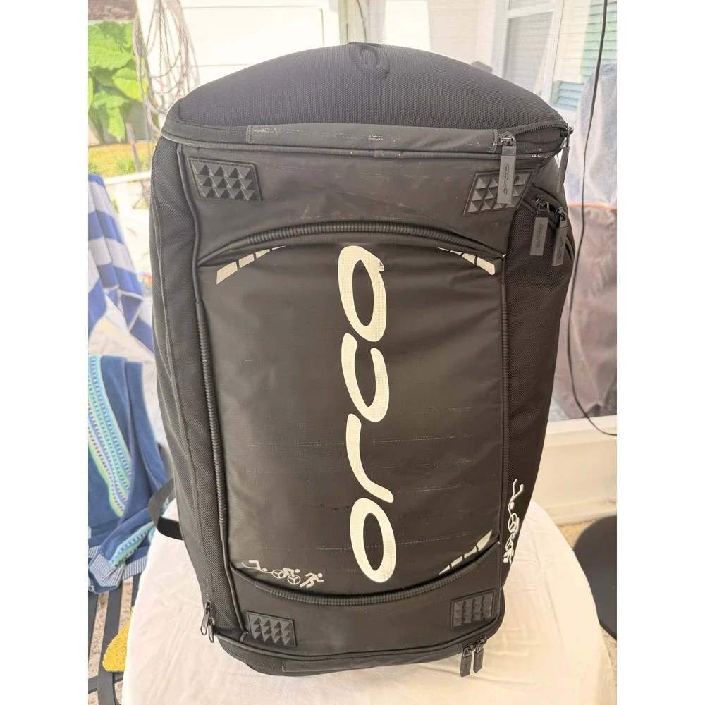 Orca Triathlon Transition Backpack Black Gear Bag Training Race Day